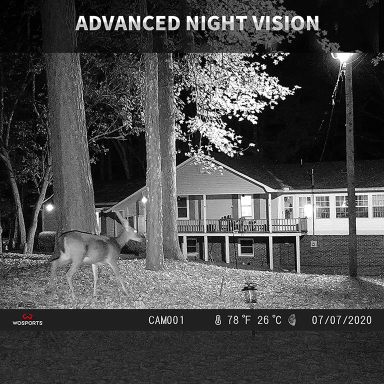 WOSPORTS Mini Night Vision Trail Camera